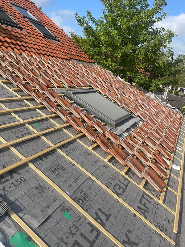 Daklekkage verholpen bij wooncompagnie